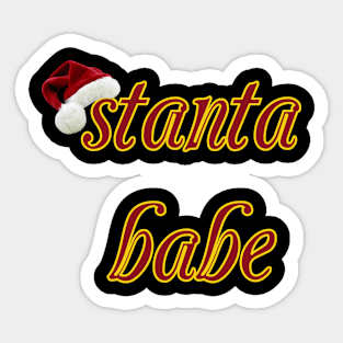 santa babe Sticker